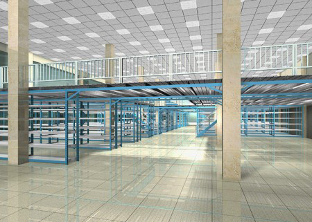 Design Warehouse Storage Steel Mezzanine Platform Gulf Shelving